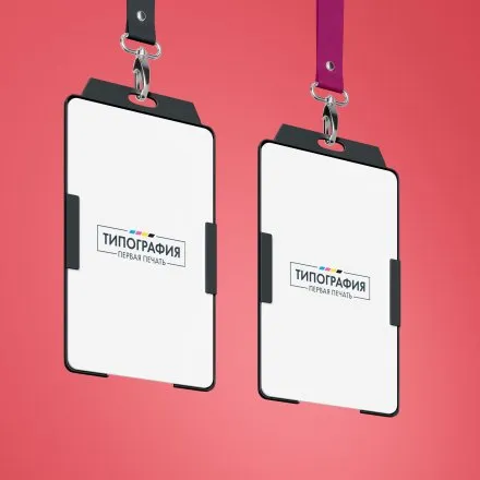 Печать на бейджах