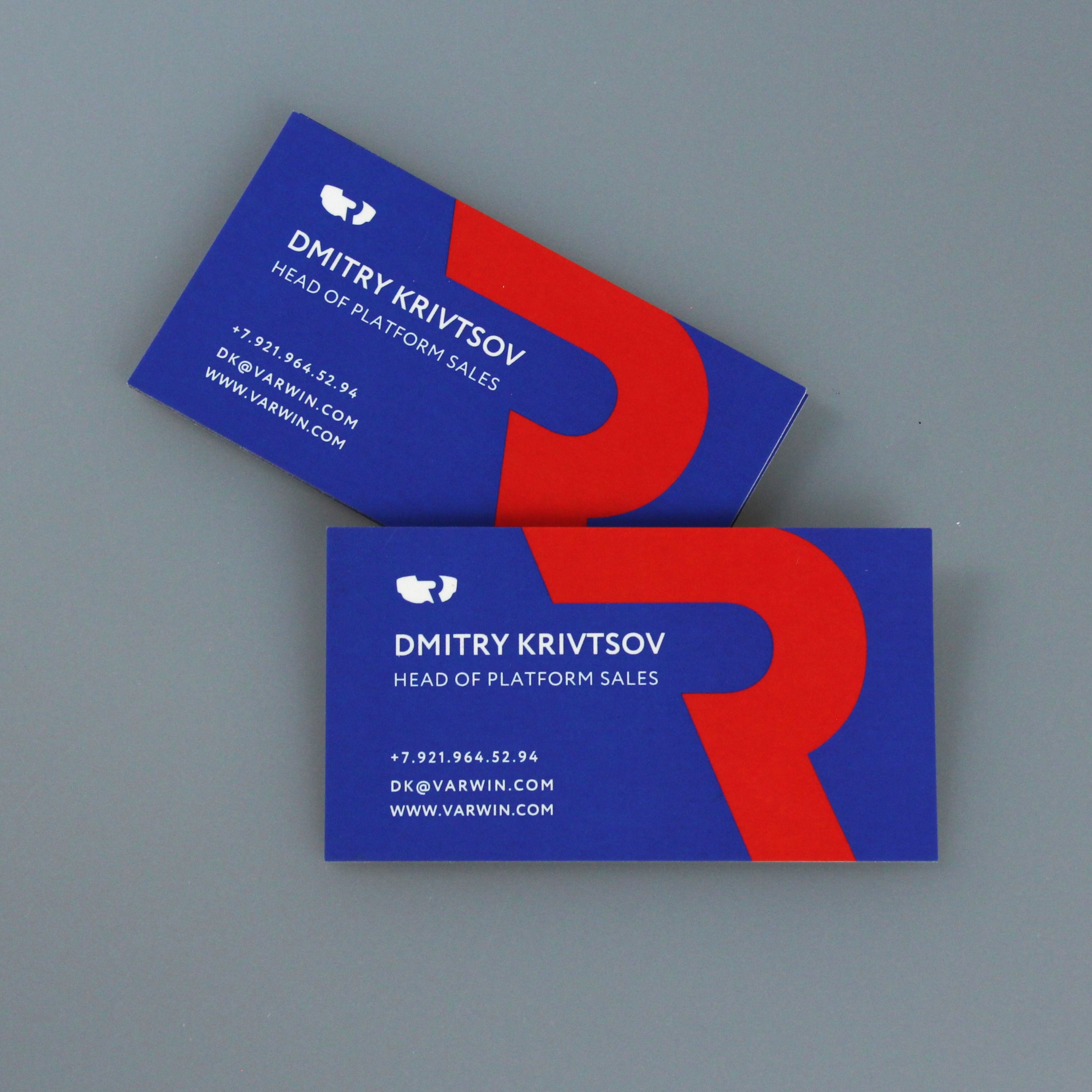 Визитки на дизайнерских бумагах