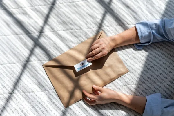 Упаковка фотокниг - крафтовый конверт Fotobooka.ru