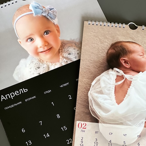 Классический календарь А4 с вашими фото Классический календарь А4 с вашими фото