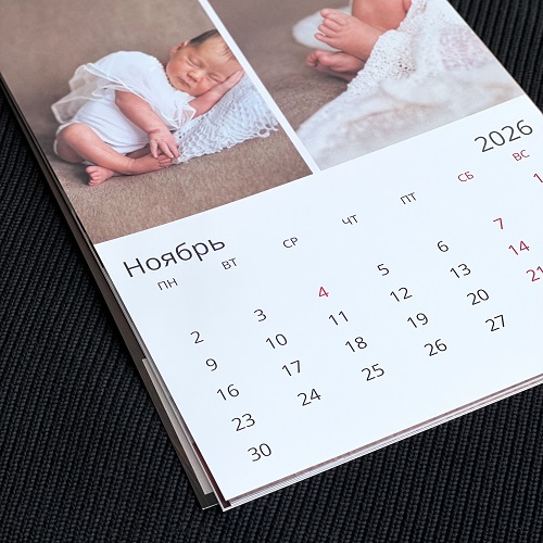 Классический календарь А4 с вашими фото Классический календарь А4 с вашими фото
