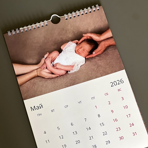 Классический календарь А4 с вашими фото Классический календарь А4 с вашими фото