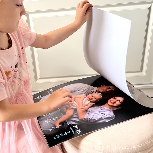 Большой настенный календарь А3 с вашими фото