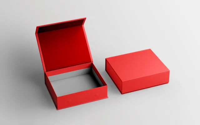 Коробка «Книжка с магнитным клапаном»