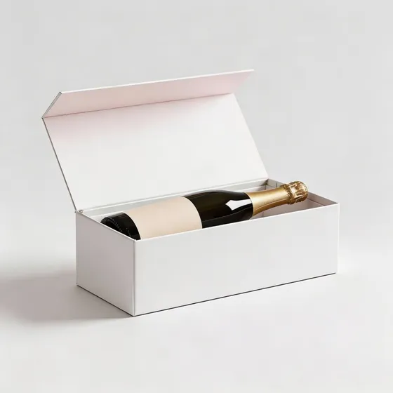 Коробка для вина на мелованной бумаге