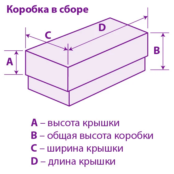 Коробка «Крышка-дно» 179×83×58 мм