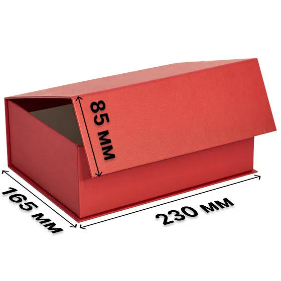 Коробка 165×230×85 мм на текстурированной бумаге