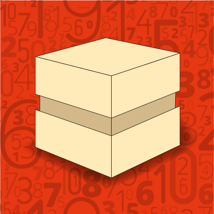 Коробка крышка с двойным дном (расчеты)