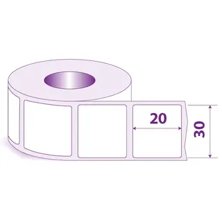 Этикетка 30×20 мм