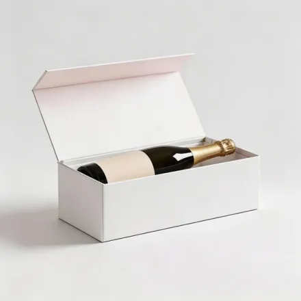 Коробка для вина на мелованной бумаге