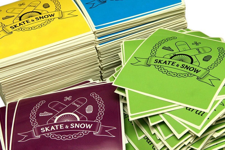 Наклейки без контурной резки