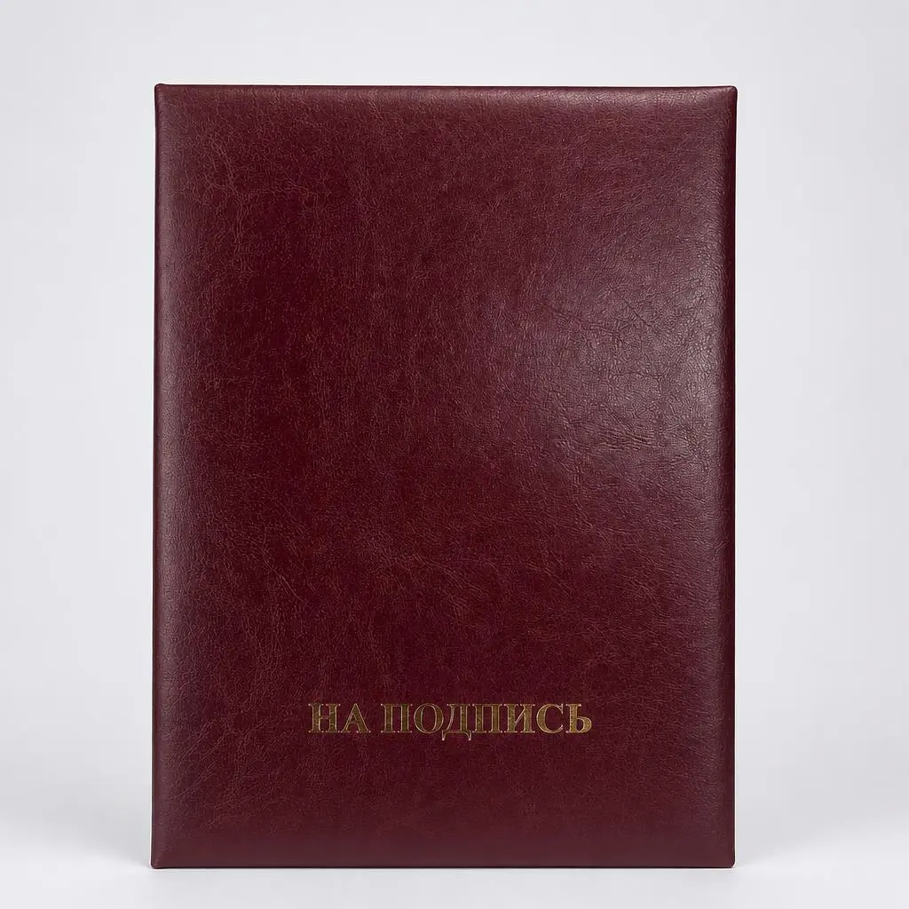 Готовые папки из экокожи