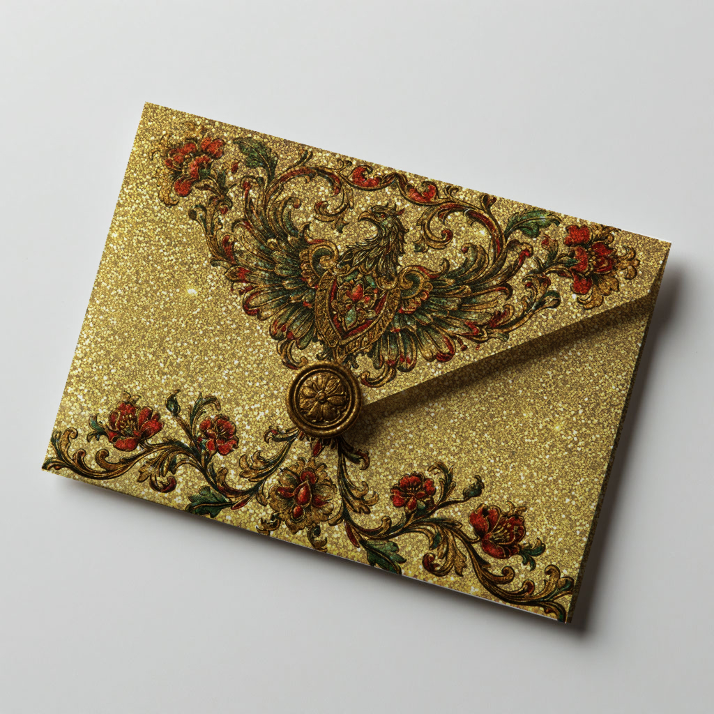 Конверт из дизайнерской бумаги