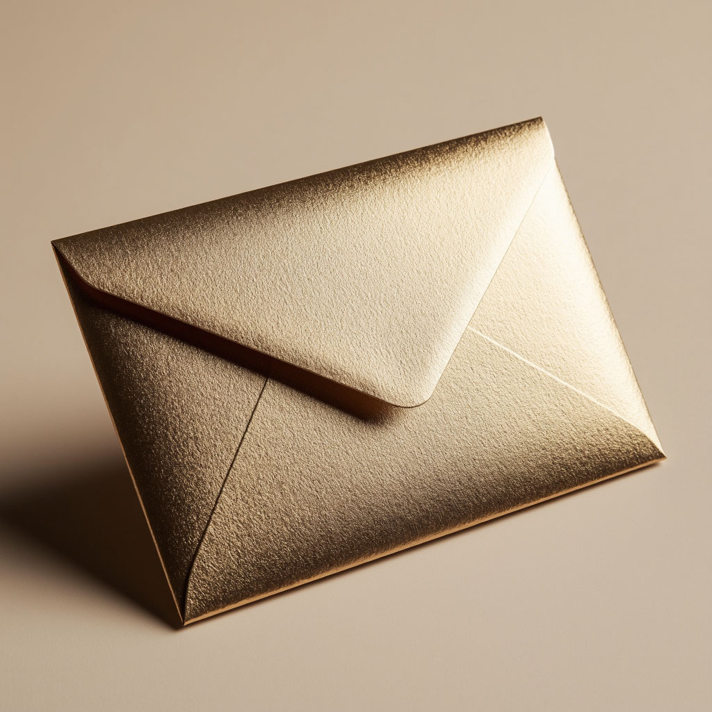 Конверт из дизайнерской бумаги