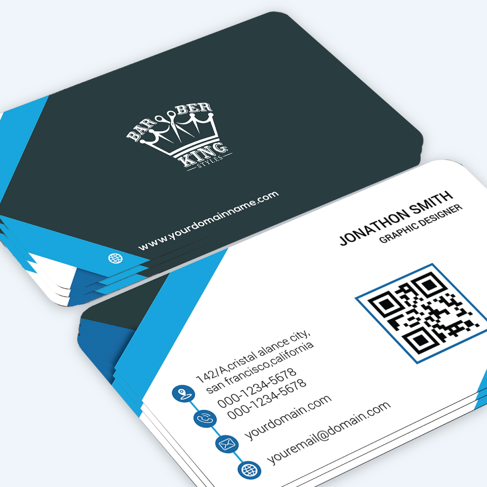 Визитки со скругленными углами