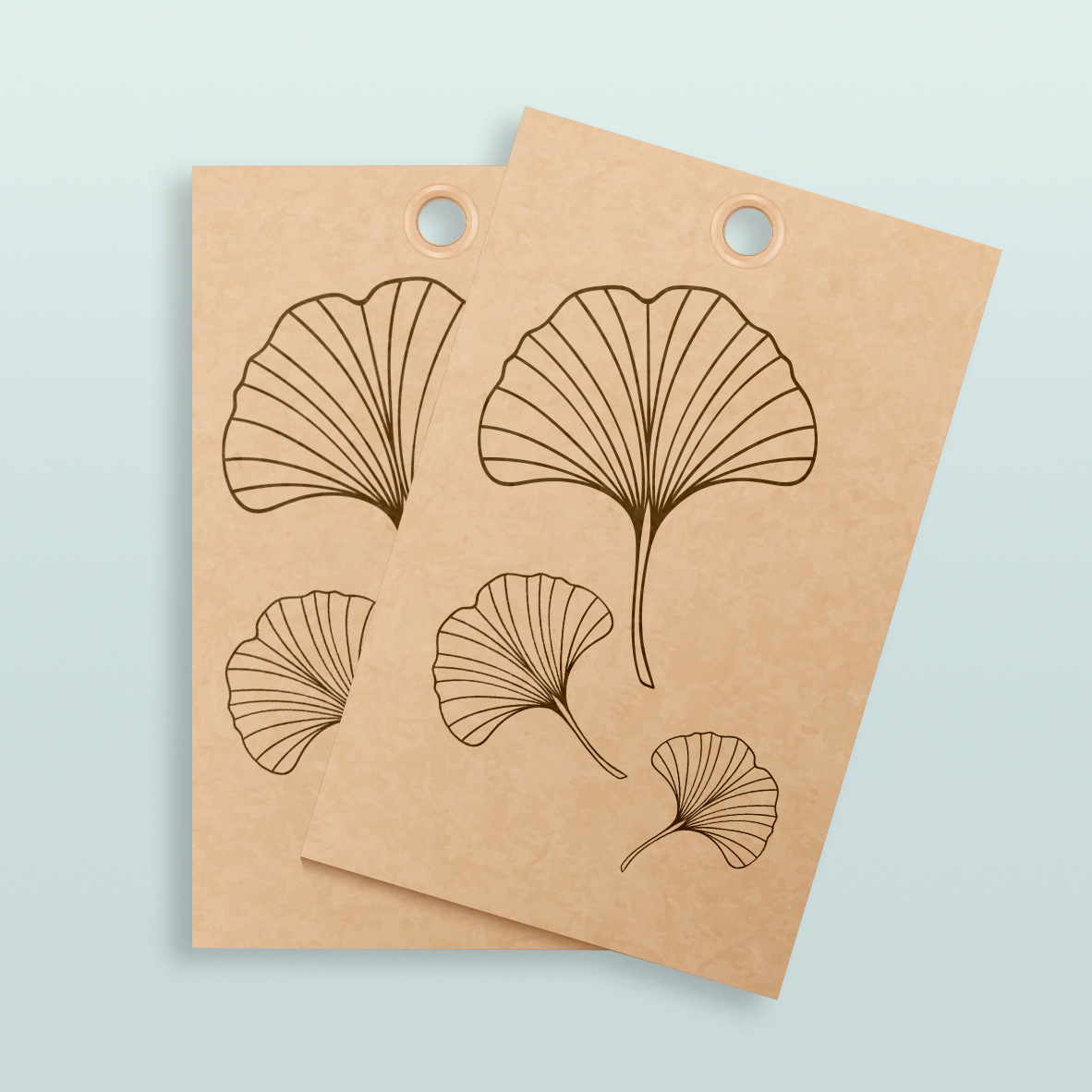 Крафтовые бирки