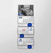 Календарь квартальный мини трехблочный