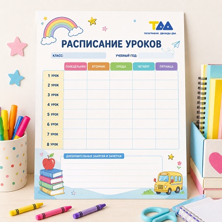 Расписание
