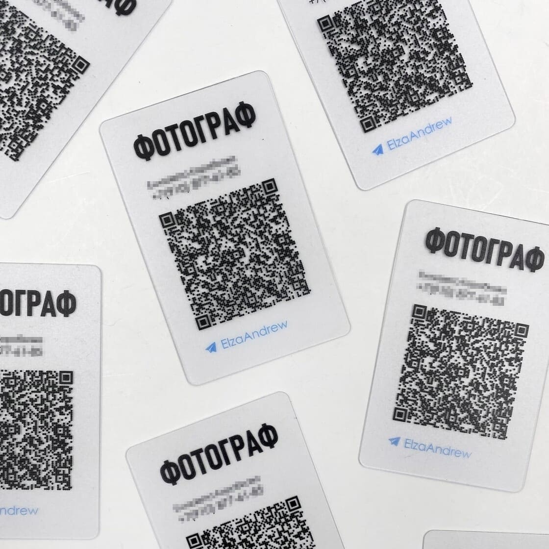 Печать пластиковых визиток Печать пластиковых визиток