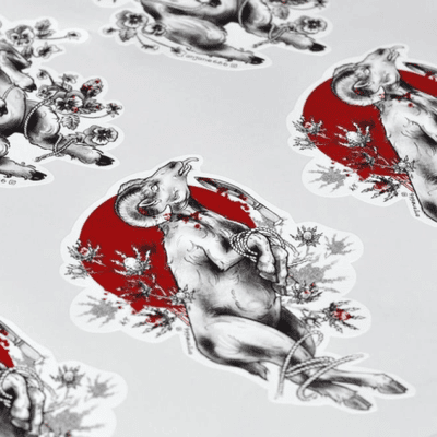 Фигурные наклейки