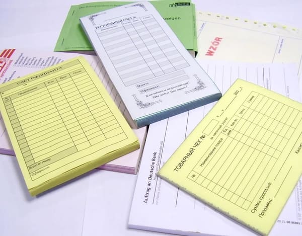 Печать бланков заказа