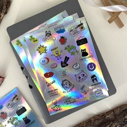 На голографической плёнке