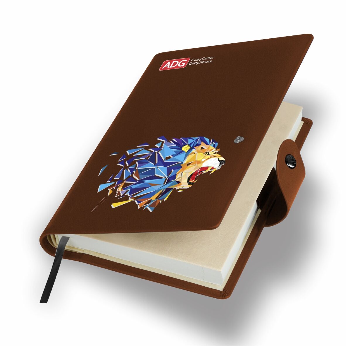 Ежедневник с кнопкой