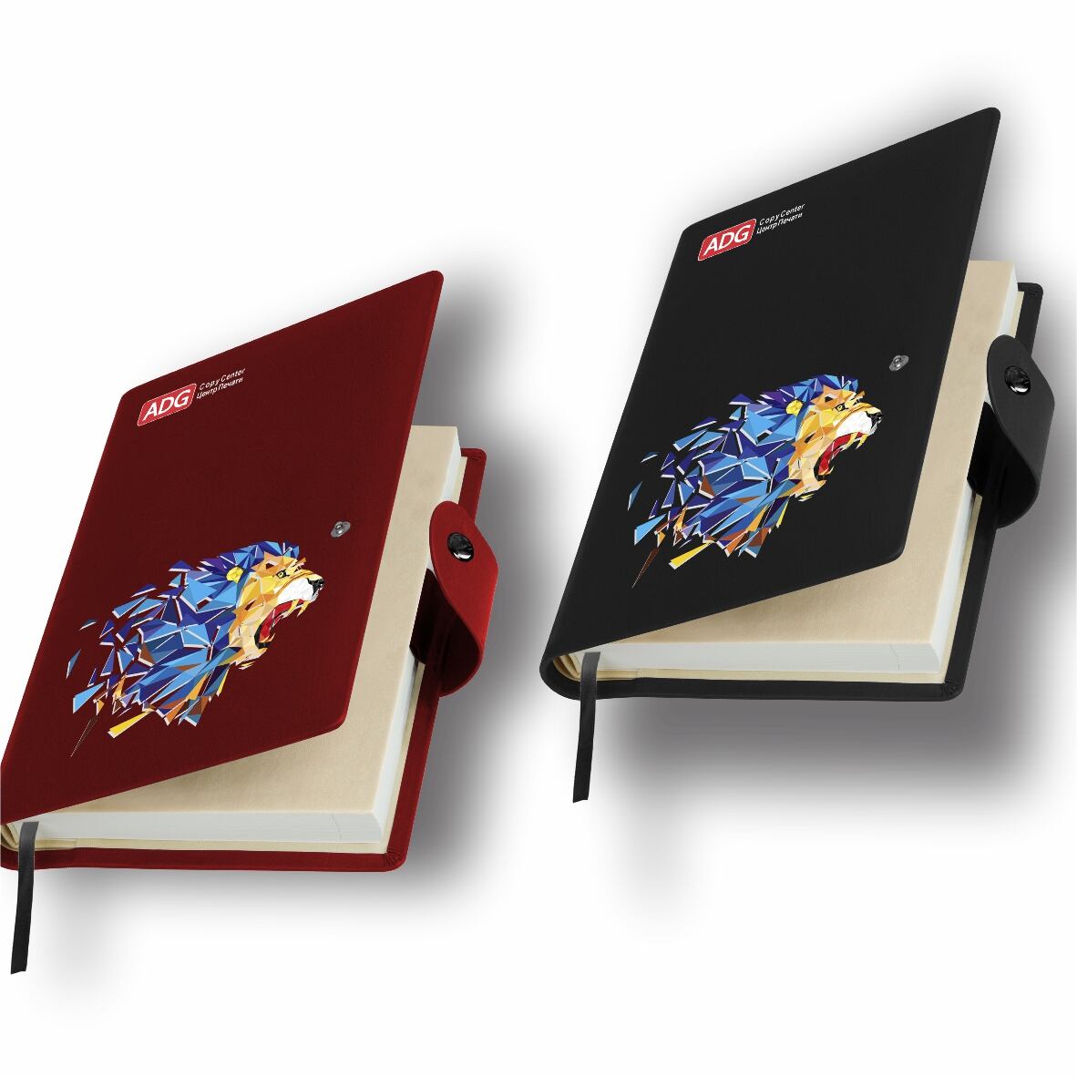 Ежедневник с кнопкой