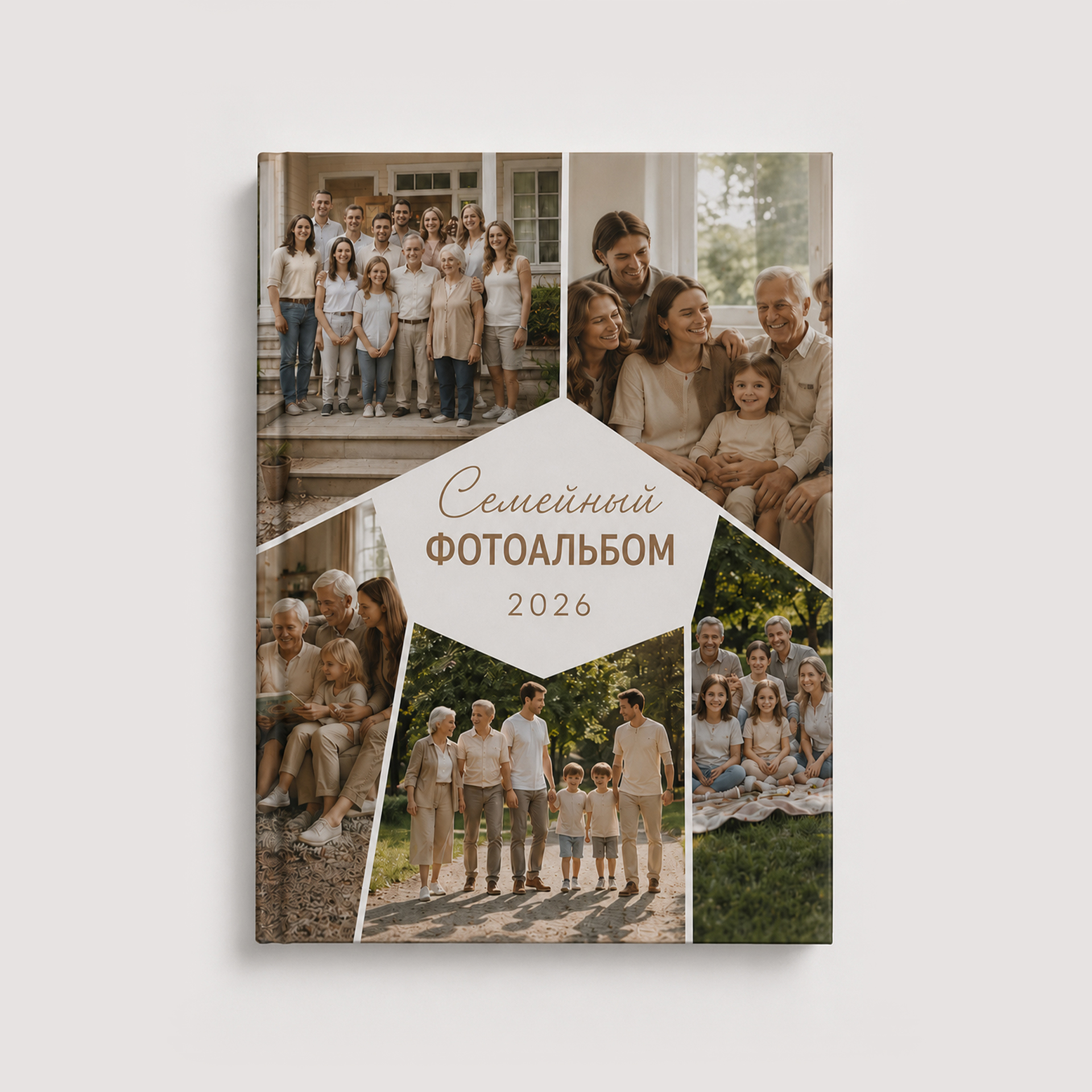 Фотокнига 180° Премиум с фотообложкой