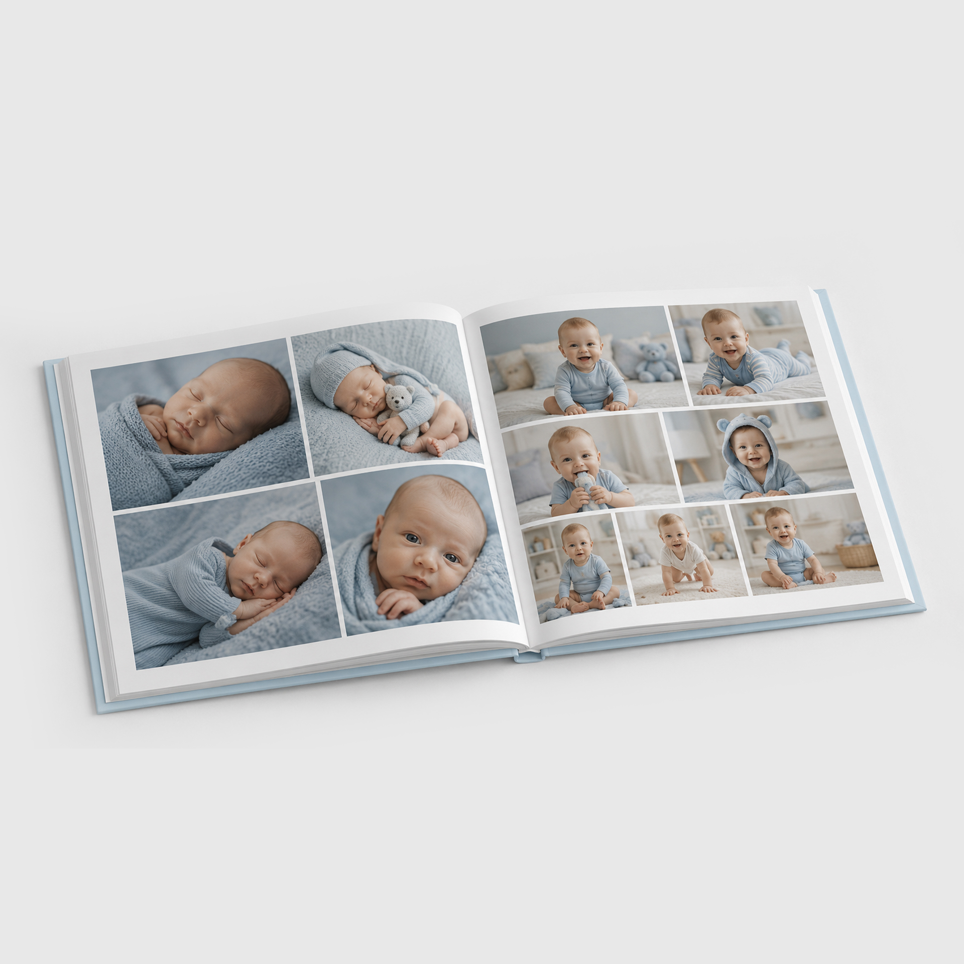 Фотокнига «Наш малыш» с круглым фотоокном