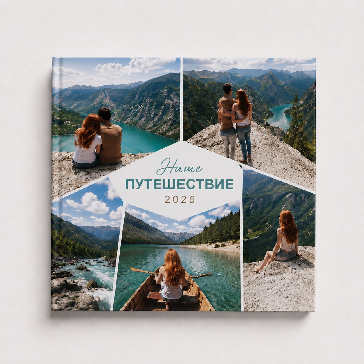 Фотокнига 180° Слимбук с фотообложкой