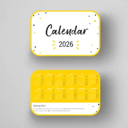 Календари карманные - стандарт