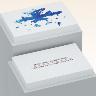 Визитки, срочная печать, 300г, два типа размеров