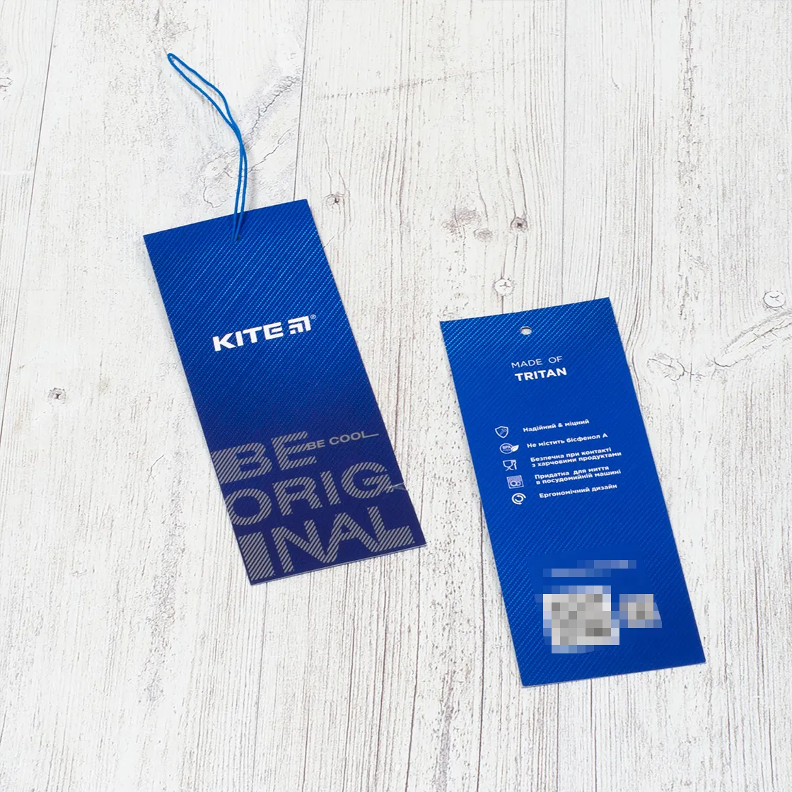 Бирки на одежду - пример печати и дизайна