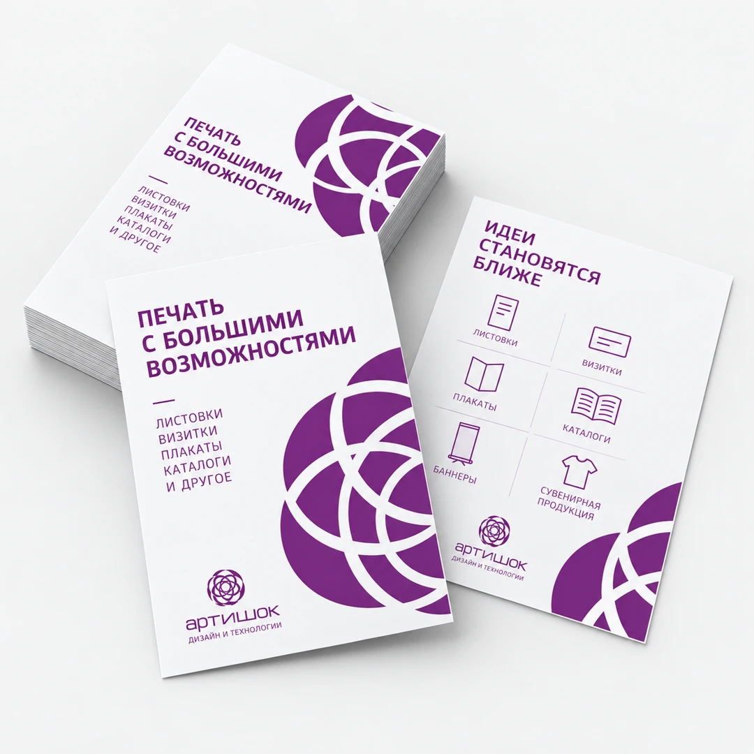 Печать листовок А6