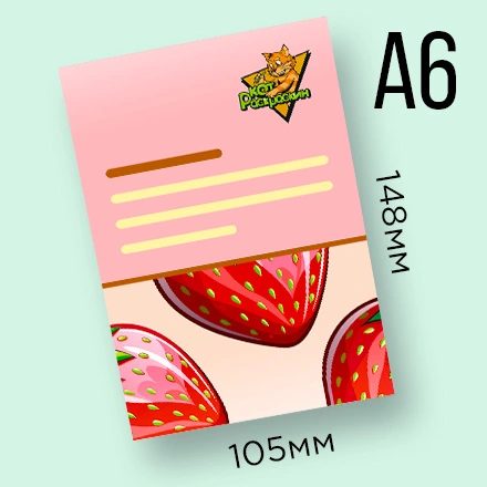 Листовки (А6, 105×148 мм)