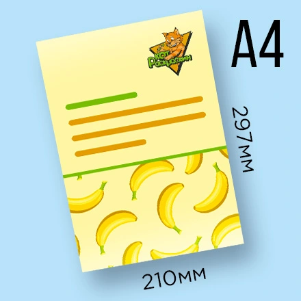 Листовки (А4, 297×210 мм)