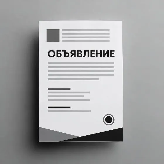 Объявления