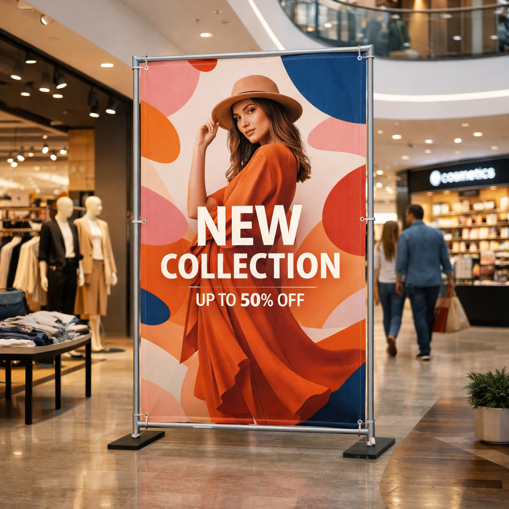 Интерьерная печать баннеров