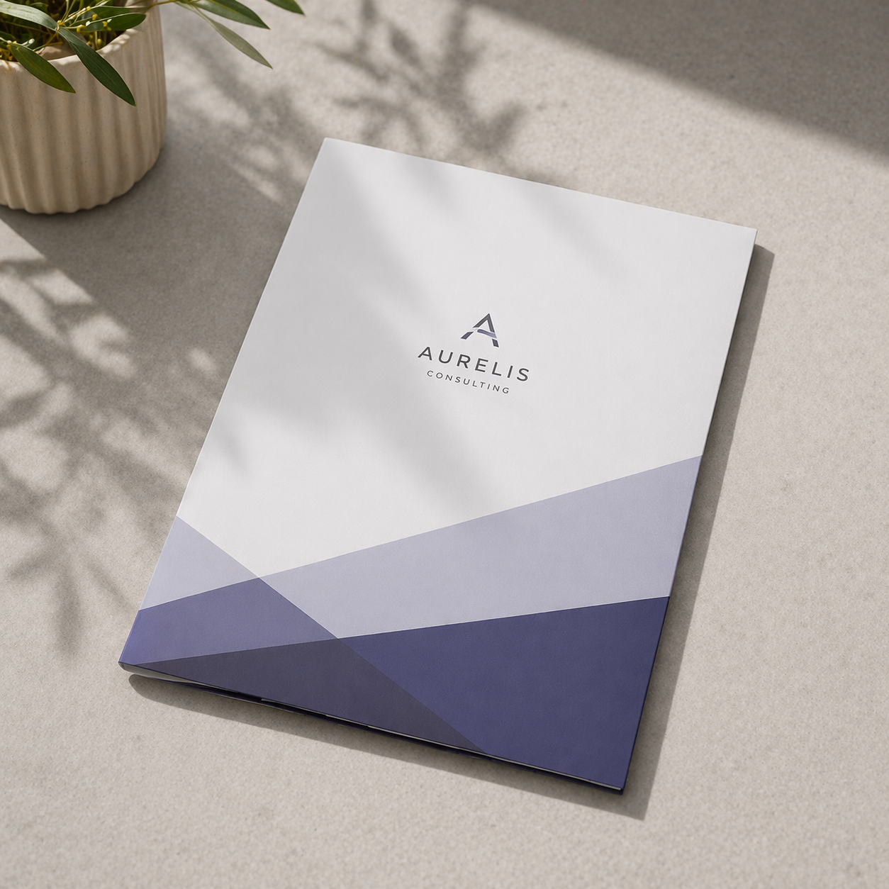 Папки с печатью