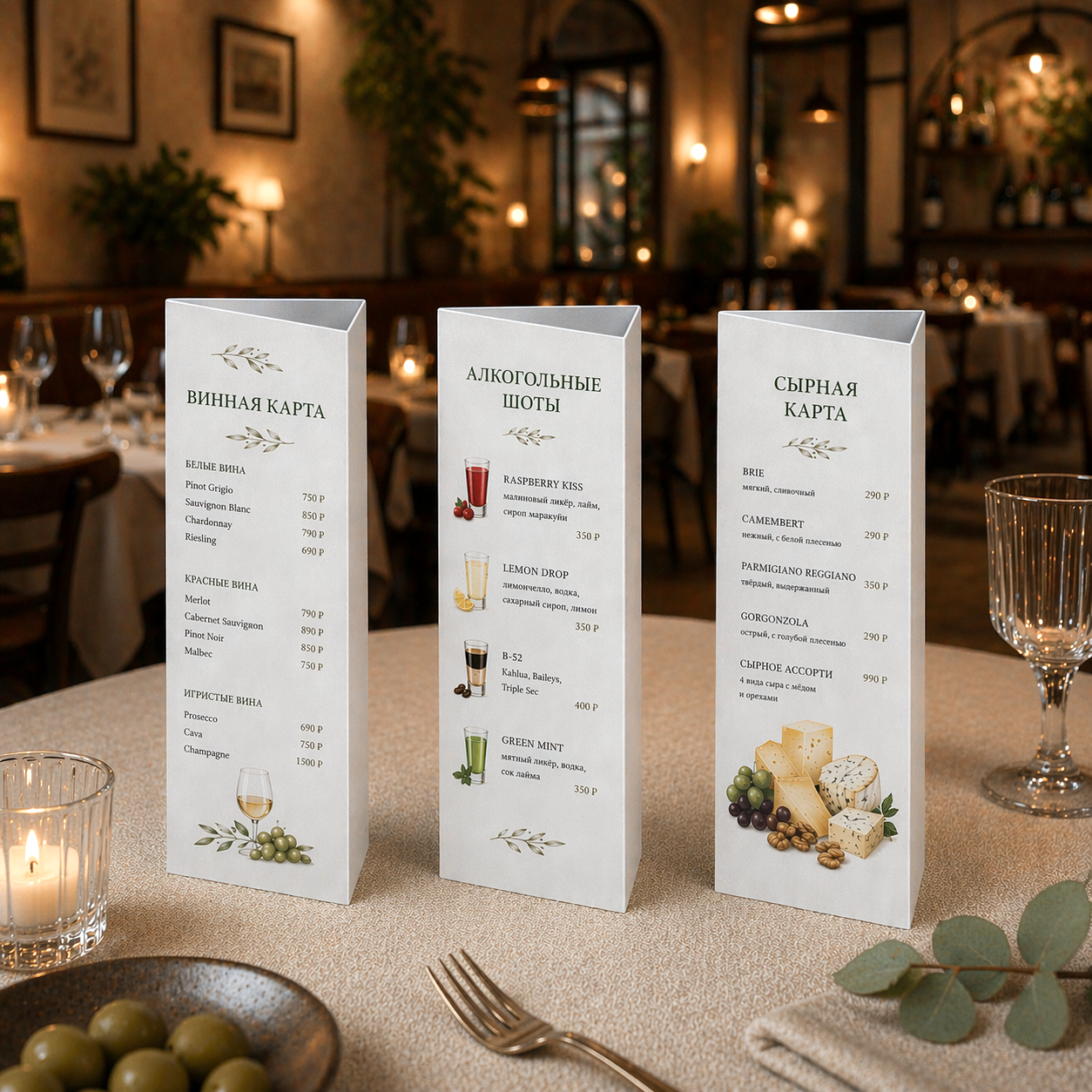 Тейбл-тент треугольный