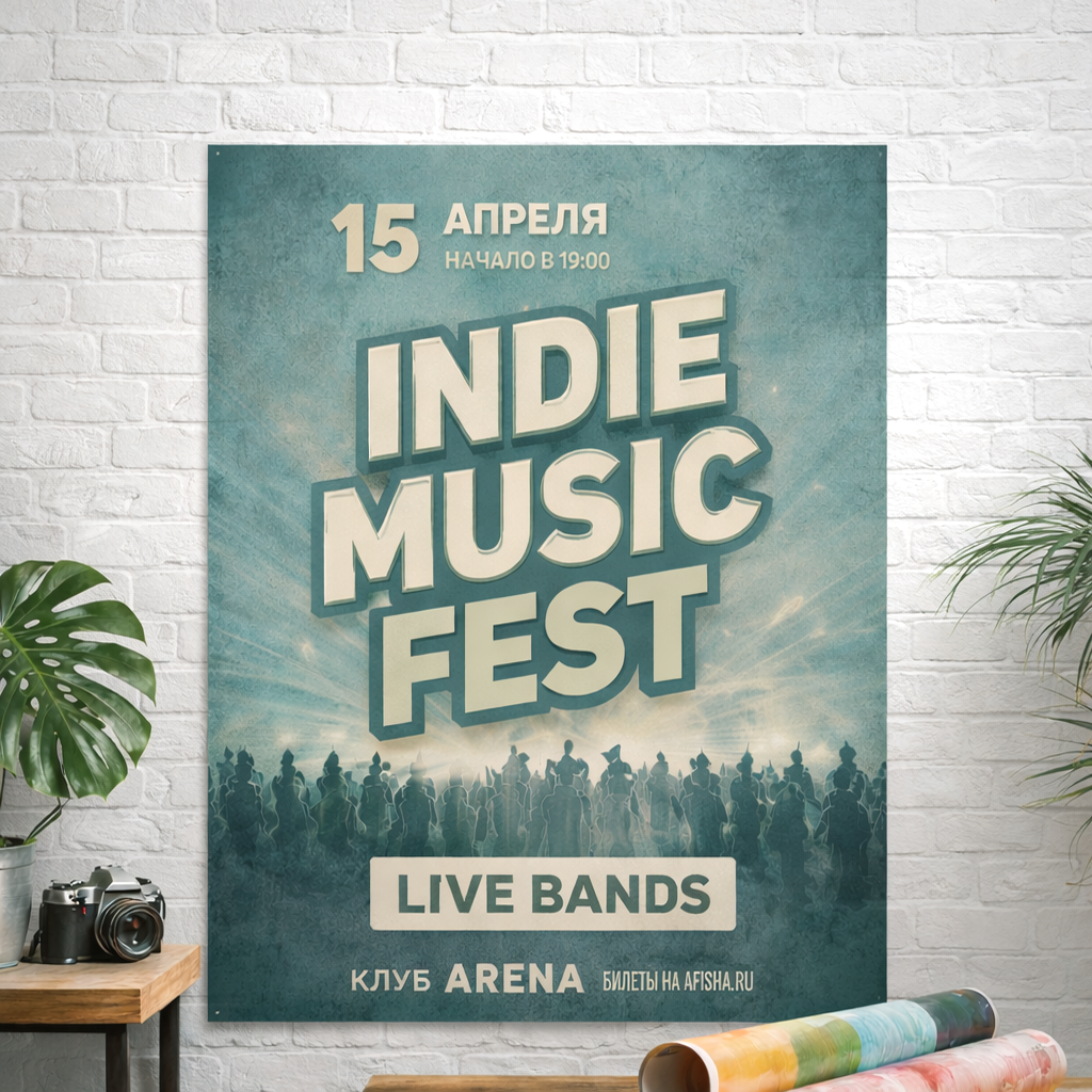 Печать афиш