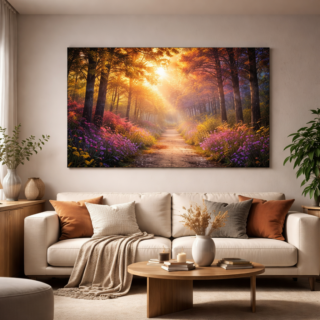 Печать на холсте