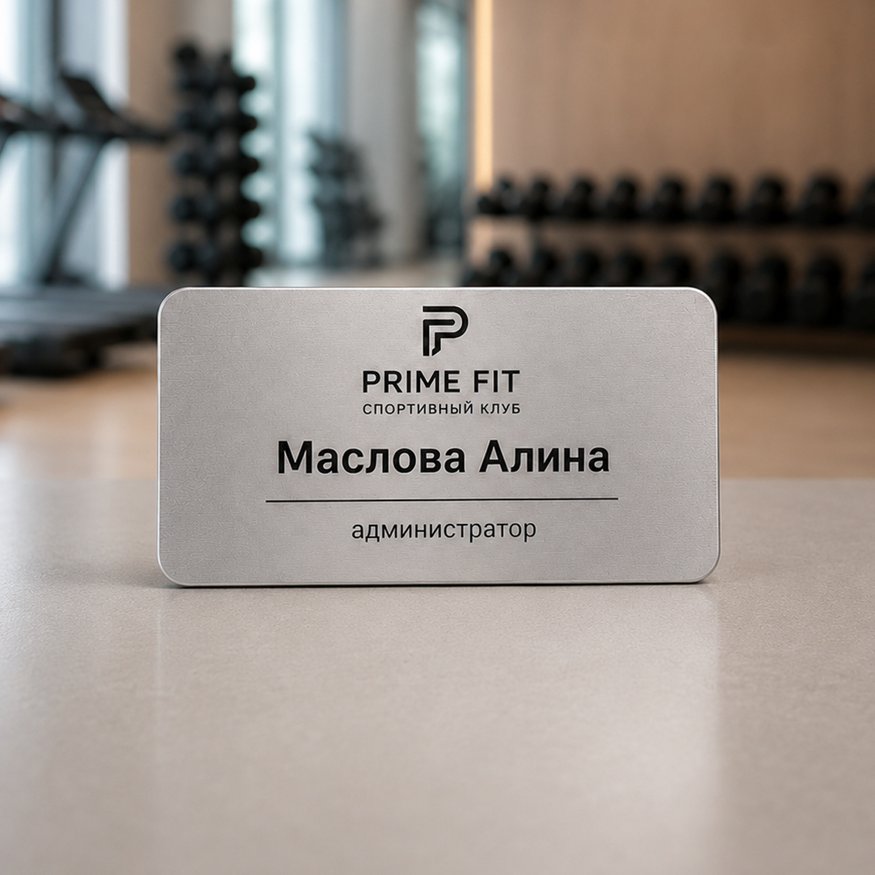 Бейдж без окна 65х35 мм