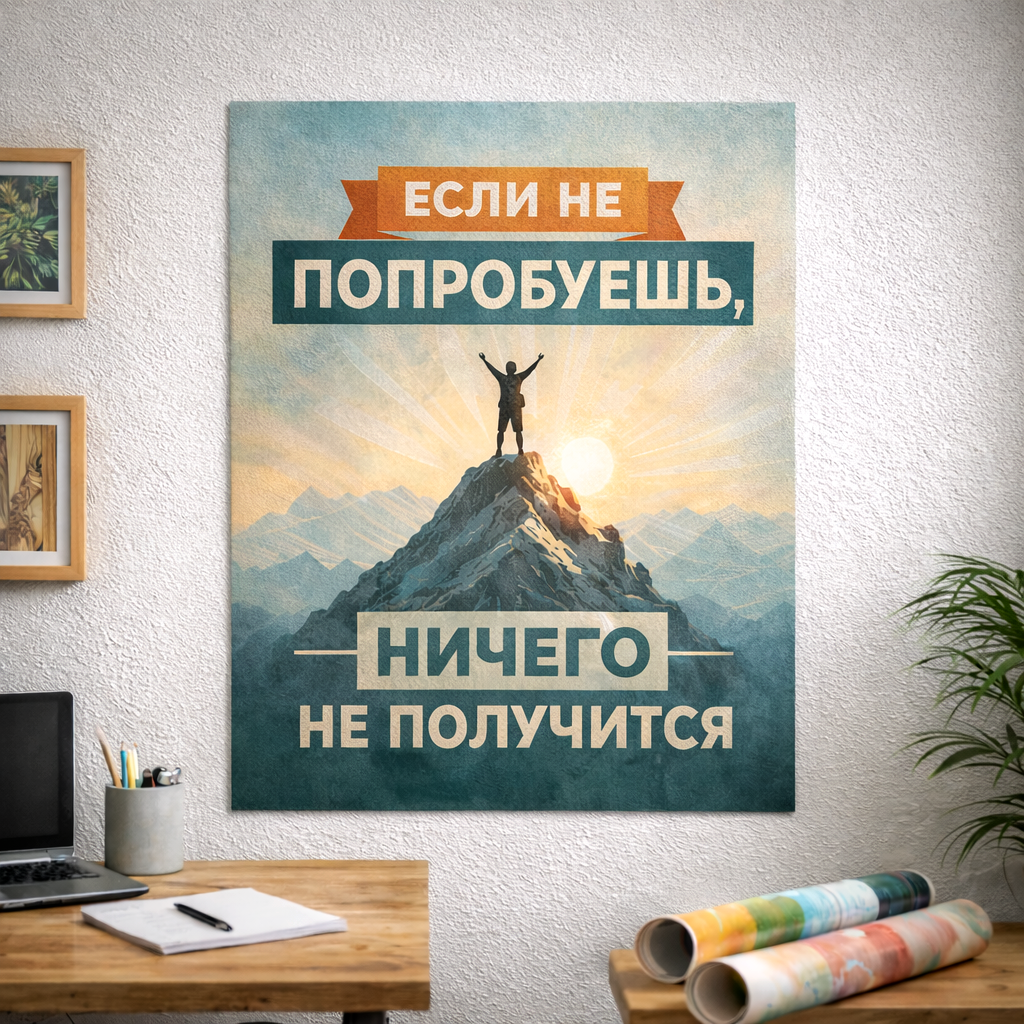 Печать плакатов и постеров