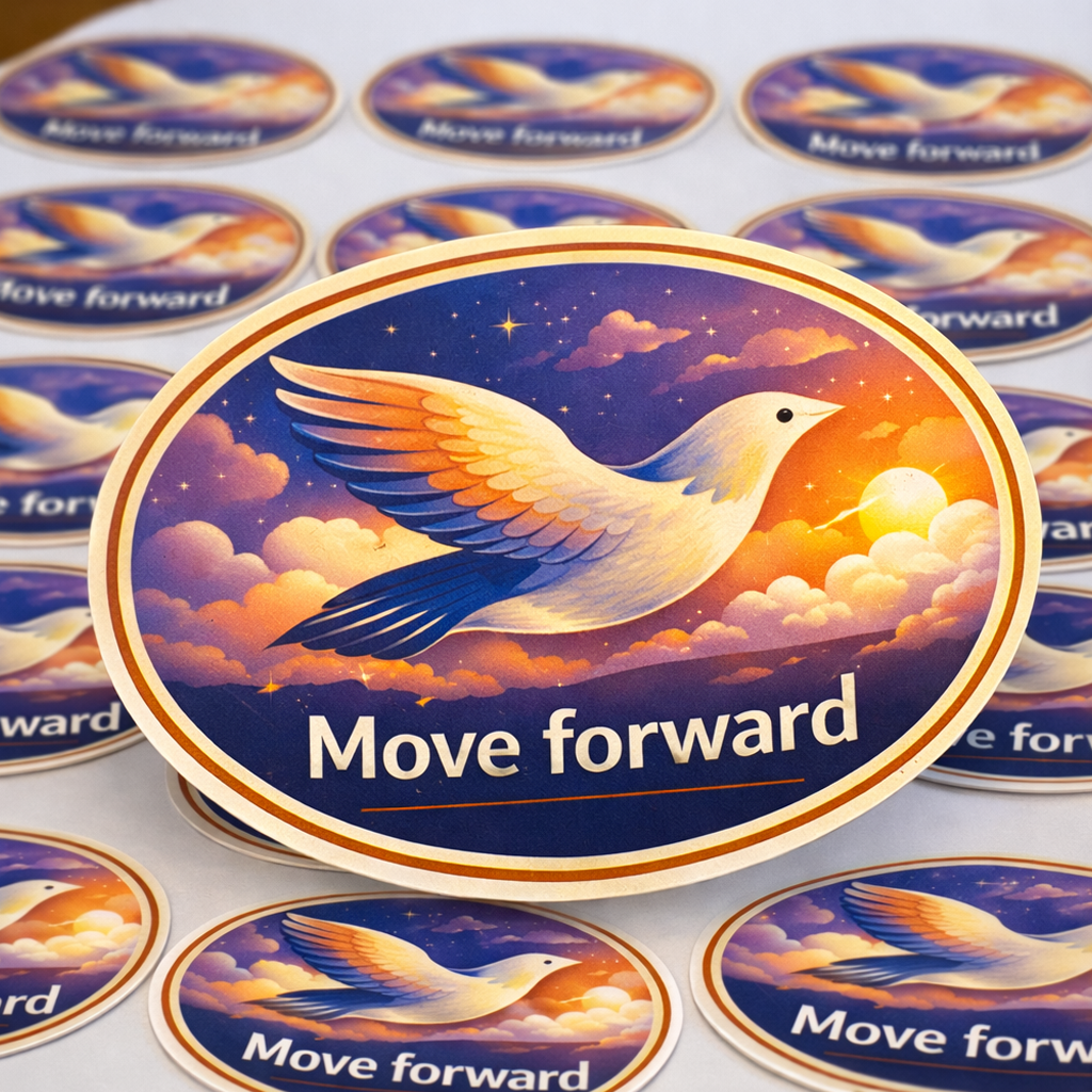 Печать наклеек на заказ