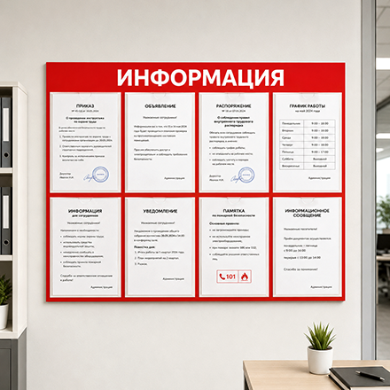 Информационные стенды 