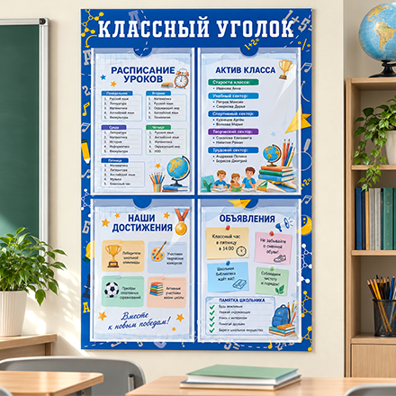 Информационные стенды для школы