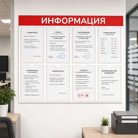 Информационные стенды 