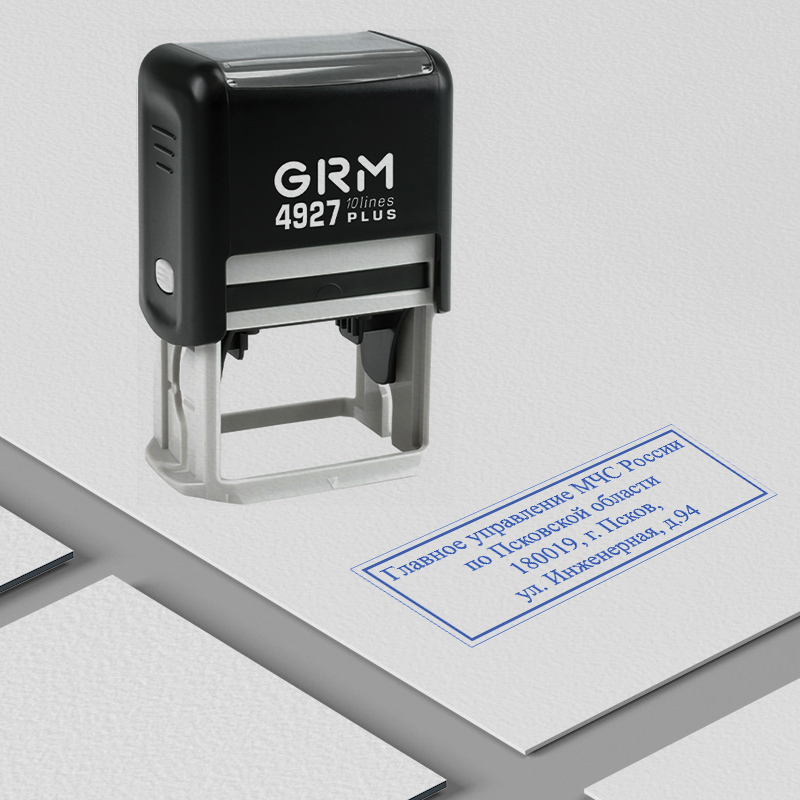 Штамп 60х40 мм